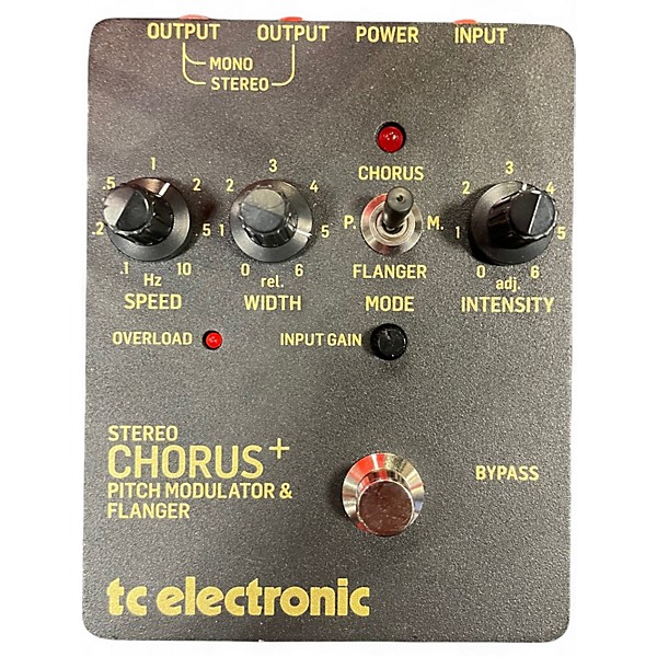 Used TC Electronic STEREO CHORUS Effect Pedal