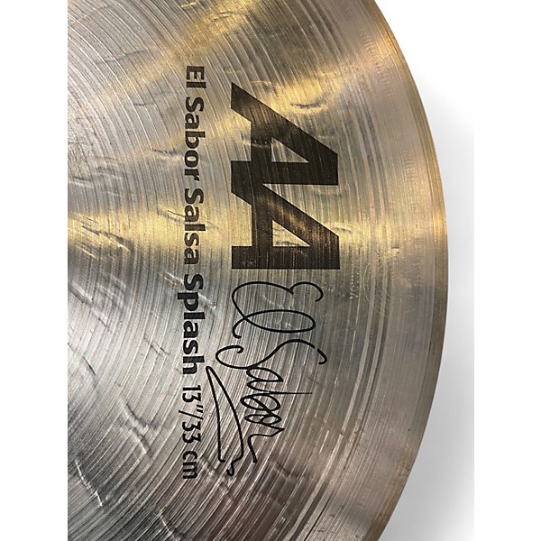 Used SABIAN 13in AA El Sabor Salsa Splash Cymbal