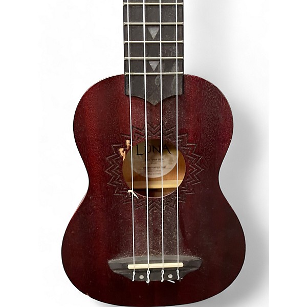 Used Luna uke vms rds red mahagony Ukulele