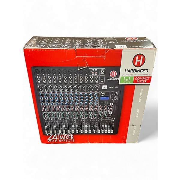 Used Harbinger L2404FX USB Unpowered Mixer