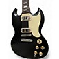 Used 2012 Gibson sg special '70s Tribute Black and White Solid Body Electric Guitar