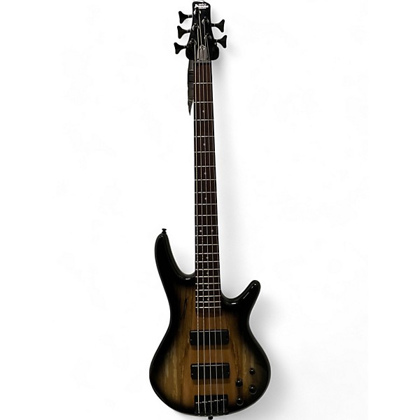 Used Ibanez GSR205 5 String BLACK BURST Electric Bass Guitar