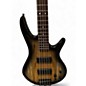 Used Ibanez GSR205 5 String BLACK BURST Electric Bass Guitar