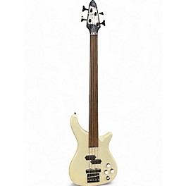 Used Rogue LX200BF White Electric Bass Guitar