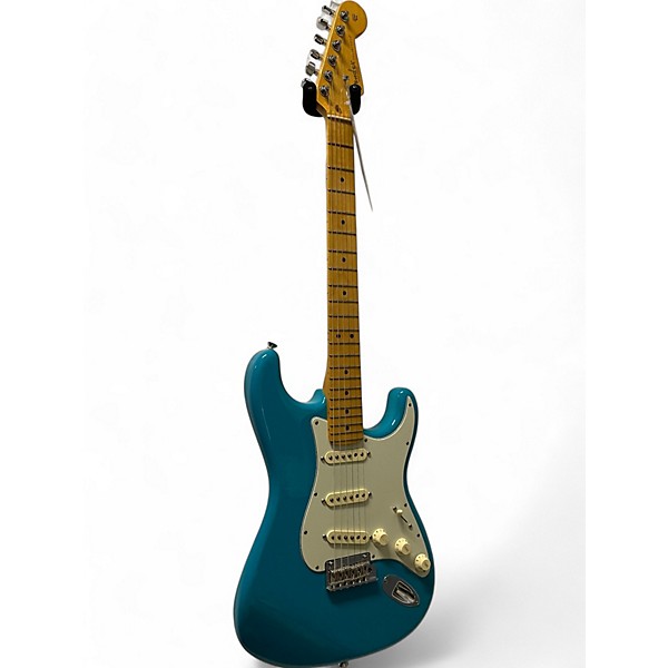 Used Fender American Professional II Stratocaster miami blue Solid Body Electric Guitar