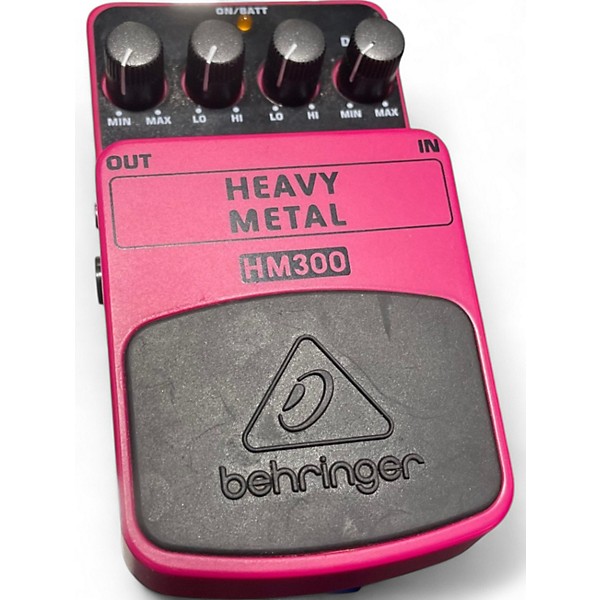 Used Behringer HM300 Heavy Metal Distortion Effect Pedal