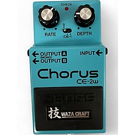 Used BOSS CE2W Waza Craft Chorus Effect Pedal