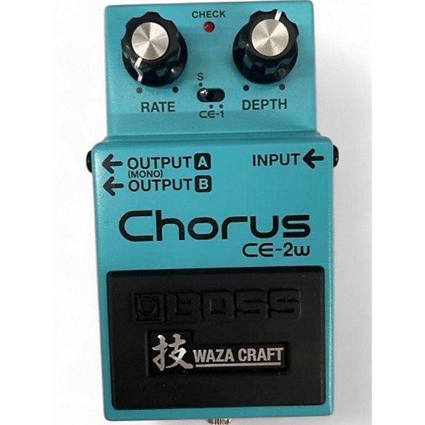 Used BOSS CE2W Waza Craft Chorus Effect Pedal