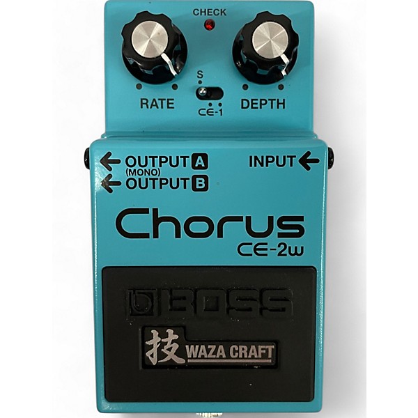 Used BOSS CE2W Waza Craft Chorus Effect Pedal