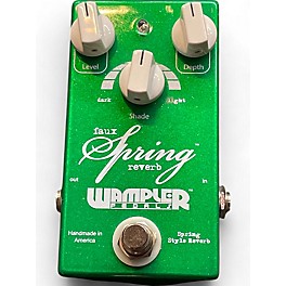 Used Wampler Faux Spring Reverb Effect Pedal