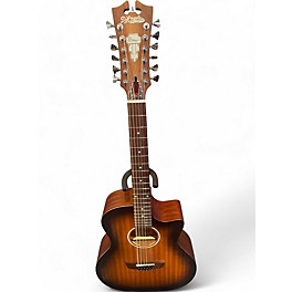 Used D'Angelico Premier series fulton ls 12 string acoustic Aged mahogany 12 String Acoustic Electric Guitar