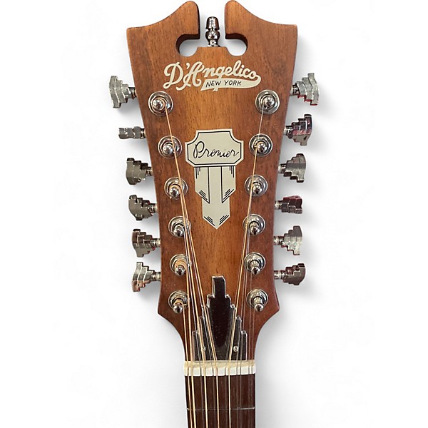 Used D'Angelico Premier series fulton ls 12 string acoustic Aged mahogany 12 String Acoustic Electric Guitar