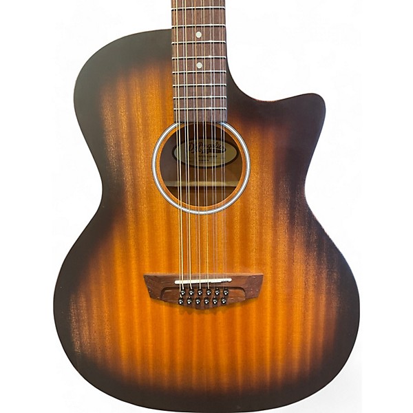 Used D'Angelico Premier series fulton ls 12 string acoustic Aged mahogany 12 String Acoustic Electric Guitar