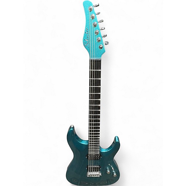 Used Schecter Guitar Research AARON MARSHALL AM6 ARCTIC JADE Solid Body Electric Guitar,New Products : American Fashion Style Bags On Sale