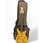 Used PRS SE Custom 22 Semi-Hollowbody Santana Yellow Hollow Body Electric Guitar thumbnail