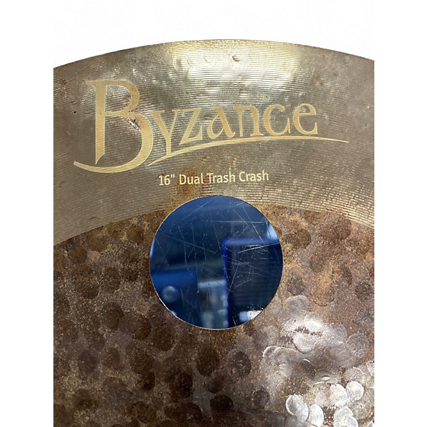 Used MEINL 16in BYZANCE DUAL TRASH CAN Cymbal