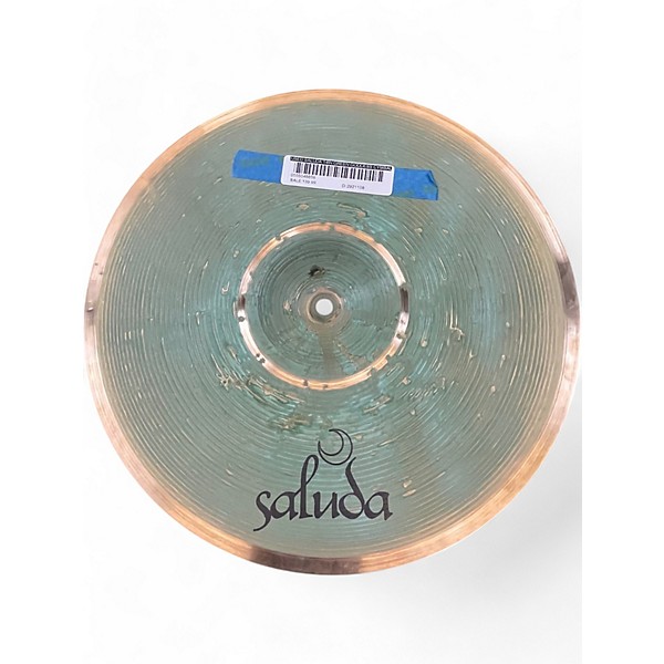 Used Saluda 14in Green Goddess Cymbal