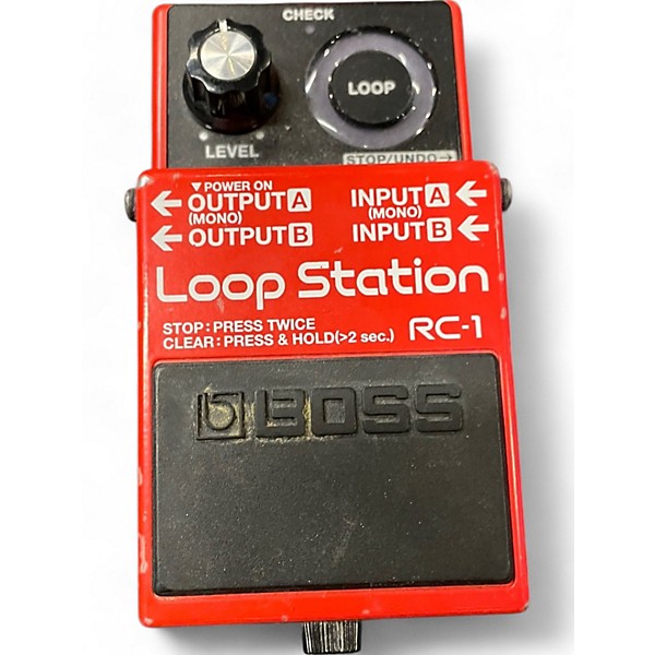 Used BOSS RC1 Loop Station Pedal