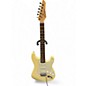 Used SX vintage series statocaster Antique White Solid Body Electric Guitar