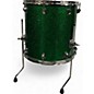 Used Ludwig 4 Piece Centennial Maple GREEN SPARKLE Drum Kit