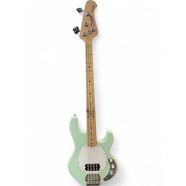 Used Sterling by Music Man Stingray Sub Series Seafoam Green Electric Bass Guitar