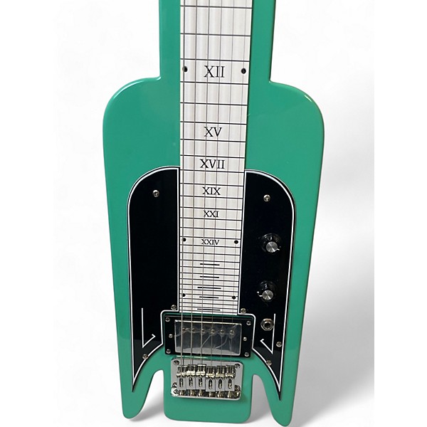 Used Airline LAP STEEL Seafoam Green Lap Steel