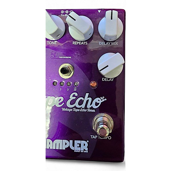 Used Wampler Faux Tape Echo V2 Delay Effect Pedal