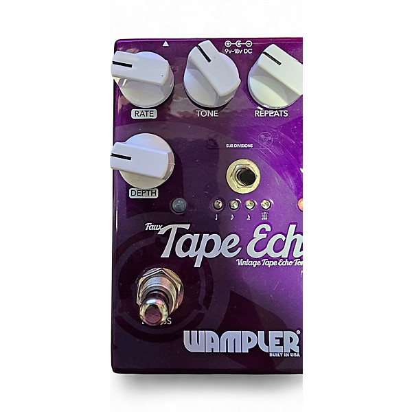 Used Wampler Faux Tape Echo V2 Delay Effect Pedal