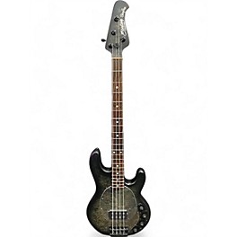 Used Sterling by Music Man Ray34PB Trans Black Electric Bass Guitar