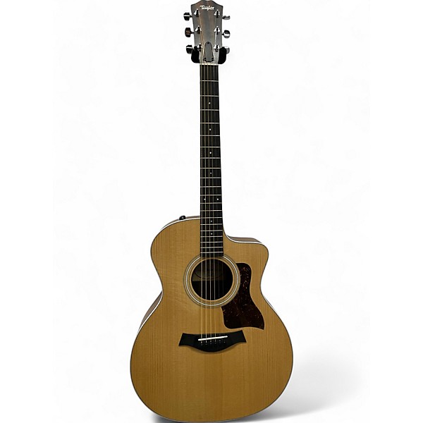 Used Taylor 214CE Natural Acoustic Electric Guitar