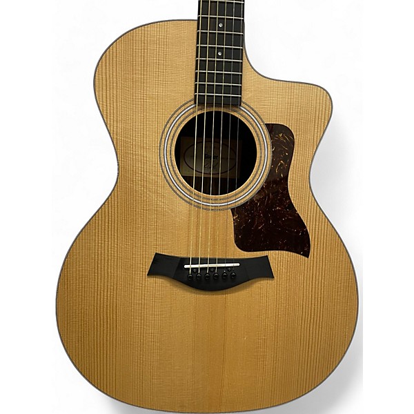 Used Taylor 214CE Natural Acoustic Electric Guitar