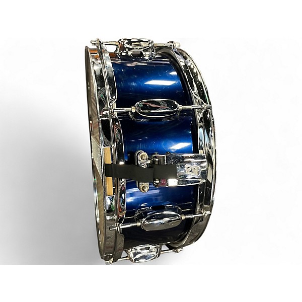 Used TAMA 14X5.5 Rockstar Series Snare DARK BLUE Drum