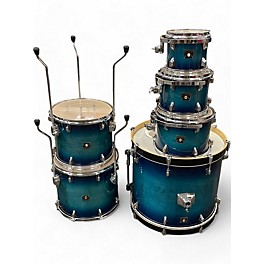 Used TAMA 6 Piece SUPERSTAR CLASSIC BLUE LACQUER BURST Drum Kit