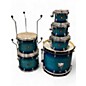 Used TAMA 6 Piece SUPERSTAR CLASSIC BLUE LACQUER BURST Drum Kit thumbnail