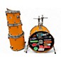 Used Yamaha 4 Piece DP SERIES Orange Drum Kit thumbnail