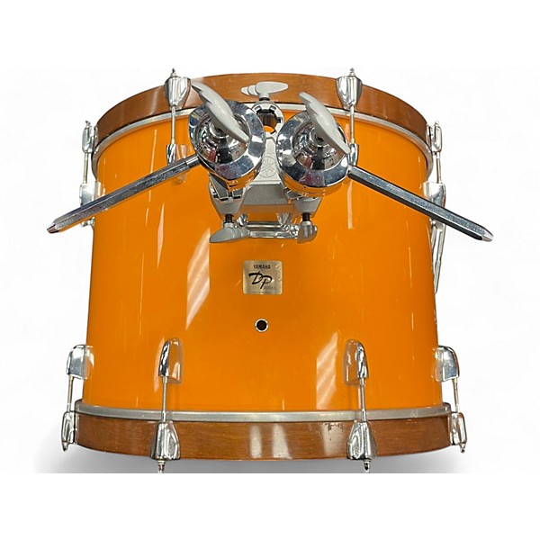 Used Yamaha 4 Piece DP SERIES Orange Drum Kit