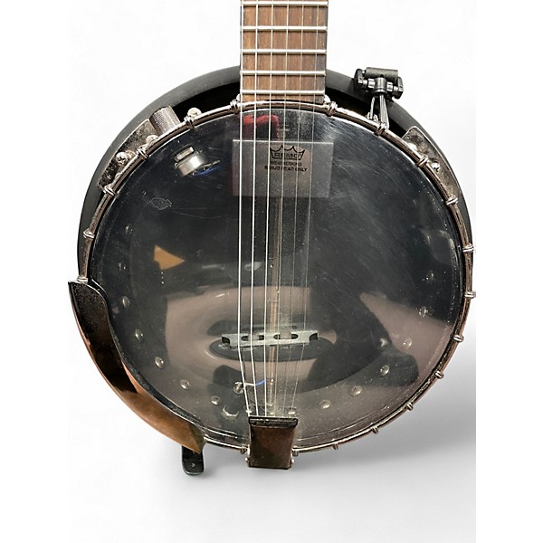 Used Dean Backwoods 6 Black Banjo