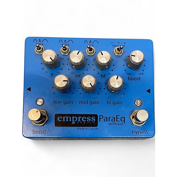 Used Empress Effects ParaEq with Boost EQ Pedal