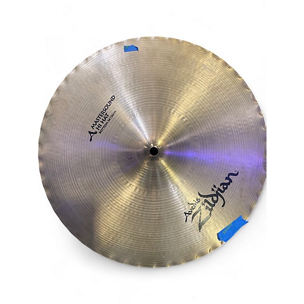 Used Zildjian 14in Mastersound Hi Hat Pair Cymbal