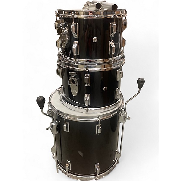 Used 1970 Rogers 4 Piece DRUMS Black Onyx Drum Kit