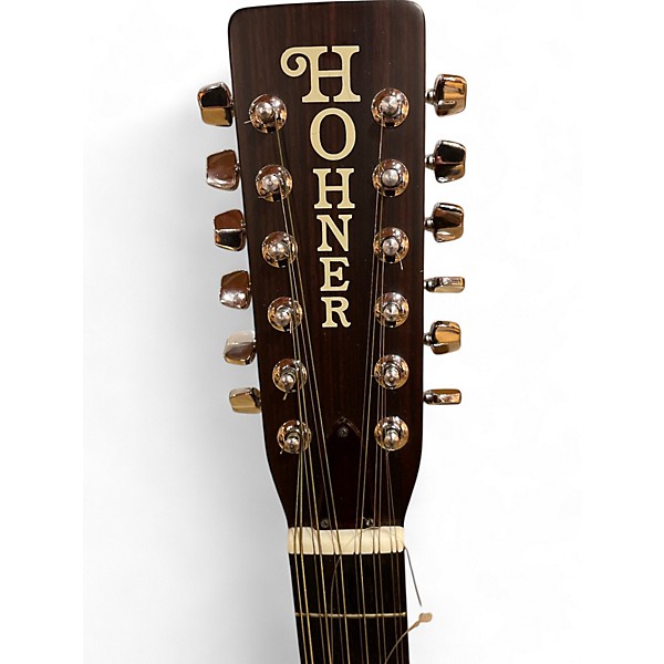 Used Hohner HG12L Natural 12 String Acoustic Guitar