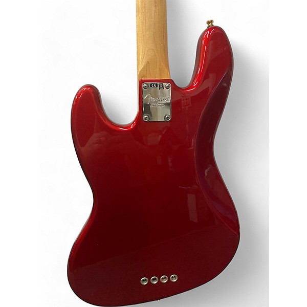Used Fender American Professional Jazz Bass Candy Apple Red Electric Bass Guitar