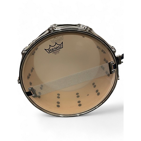 Used ddrum 14X6 Dominion Birch Snare Brushed Olive Metallic Drum