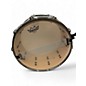 Used ddrum 14X6 Dominion Birch Snare Brushed Olive Metallic Drum