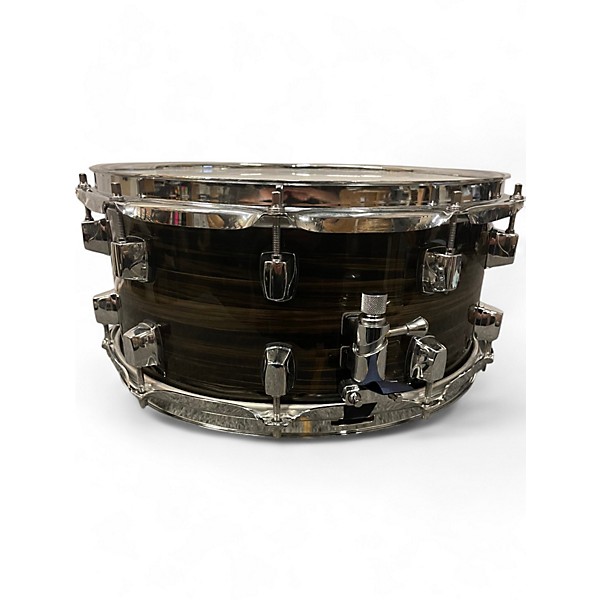 Used ddrum 14X6 Dominion Birch Snare Brushed Olive Metallic Drum