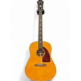 Used Epiphone Inspired by 1964 Texan Natural Acoustic Electric Guitar