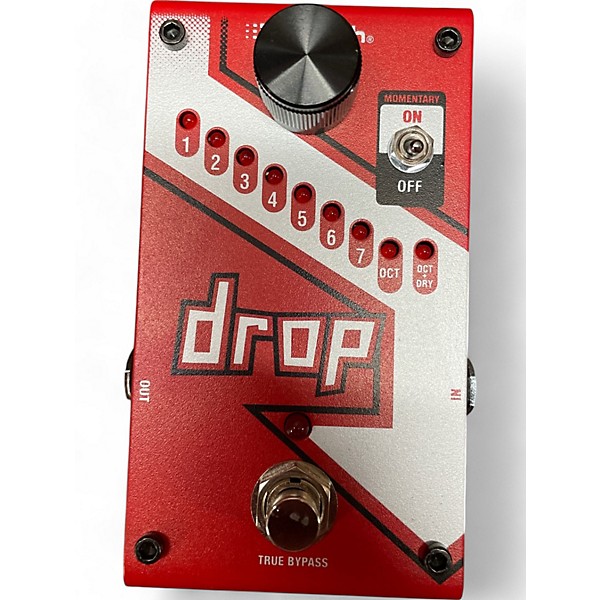 Used DigiTech The Drop Polyphonic Drop Tune Pitch-Shifter Effect Pedal