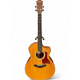 Used Taylor 114ce Natural Acoustic Electric Guitar