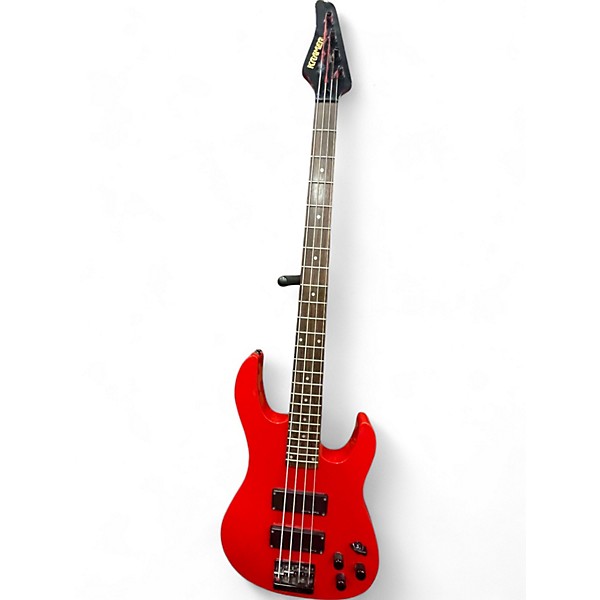 Used 1998 Kramer STRIKER RED Electric Bass Guitar