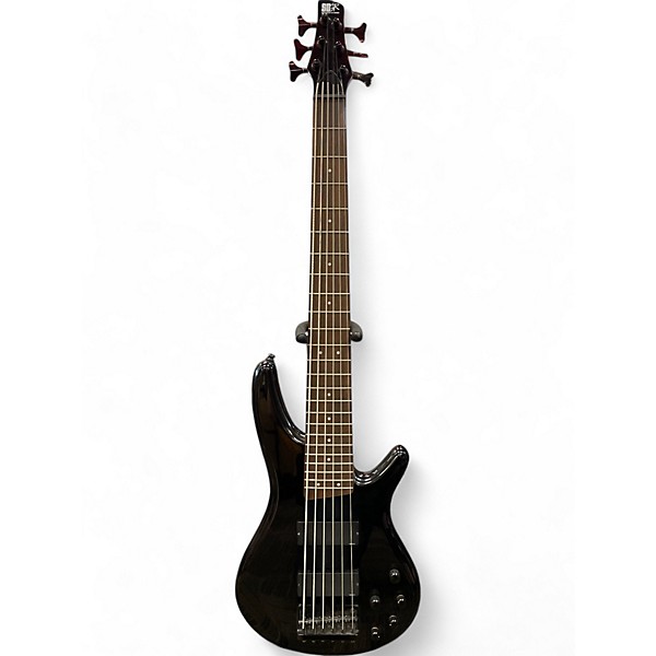 Used Ibanez SR406 Black Electric Bass Guitar